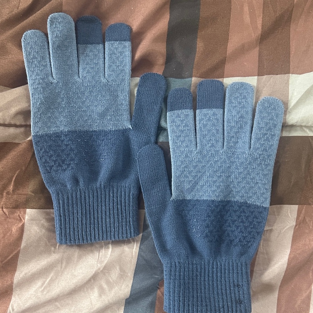 Nike Blue Knit Gloves - Picture 5 of 6